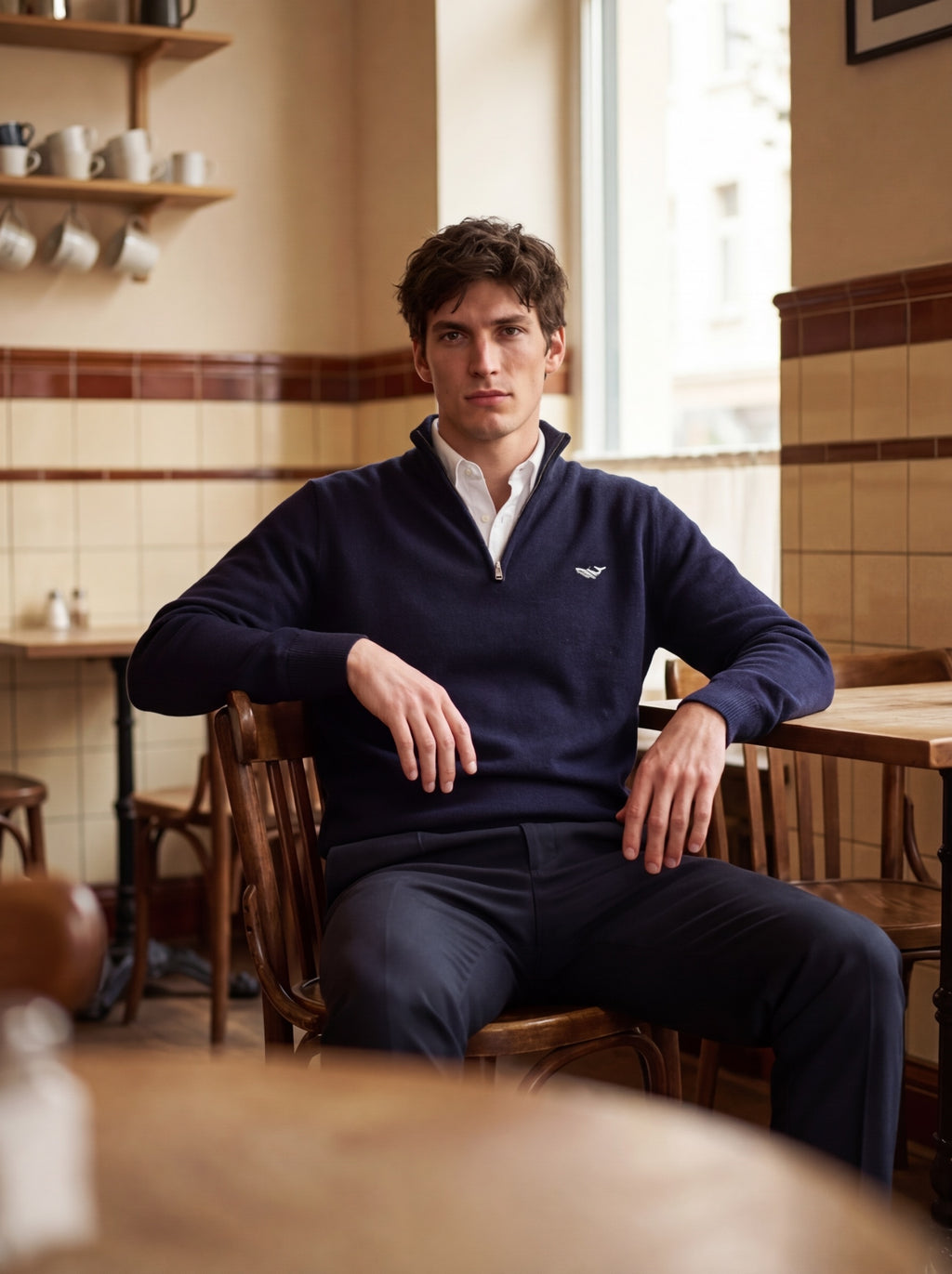 Mareclo Cashmere Quarter Zip